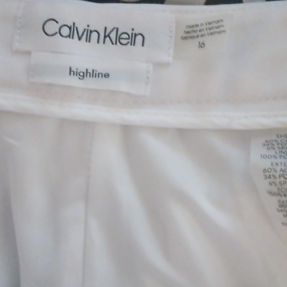 Calvin Klein white pants size 16 - Picture 4 of 4